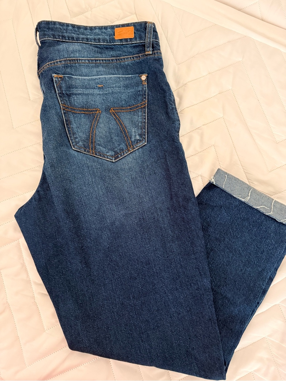 Seven7 Indigo Straight Leg Jeans